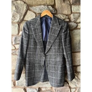 Suitsupply‎ Washington Baby Alpaca Blazer Grey Brown Glen Check 36 R